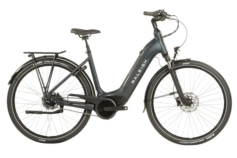 Raleigh Motus Grand Tour Hub Gear Low step Electric Bike in Black
