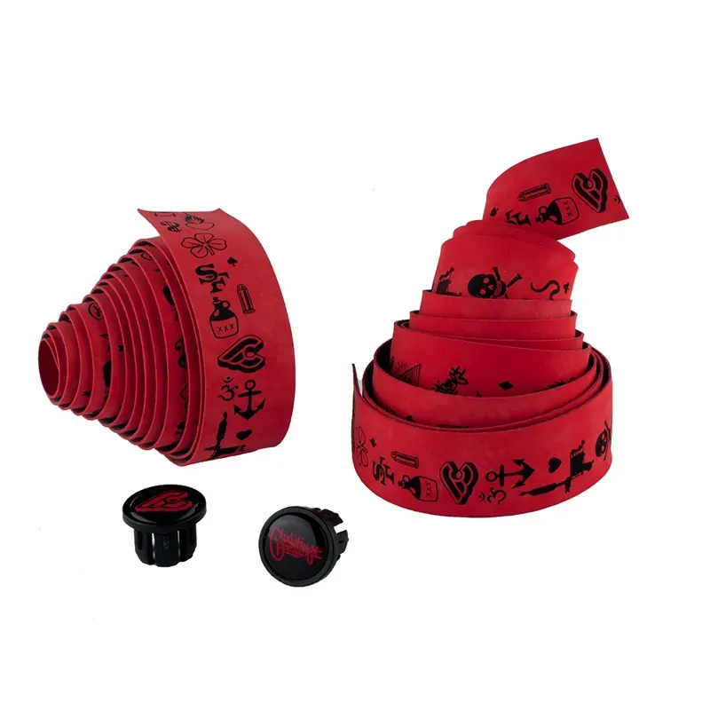 Cinelli Mike Giant Velvet Bar Tape in Red