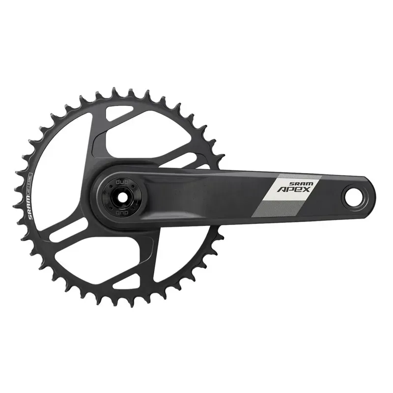 SRAM Apex 1X D1 170x40mm Dub Wide Crankset w/o BB in Black