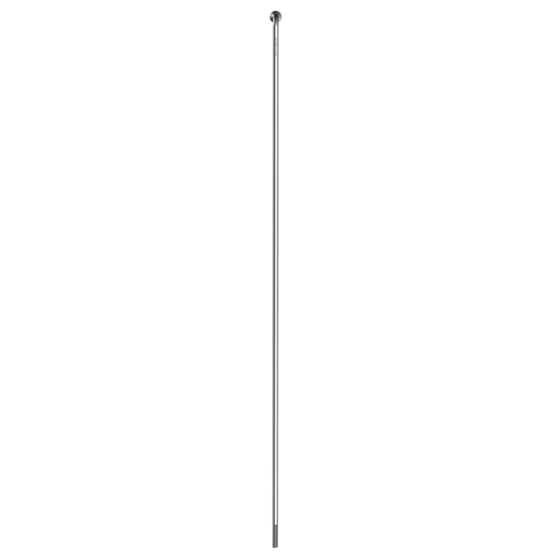 Sapim Leader Silver J-Bend Cut/Threaded Spoke - 175mm