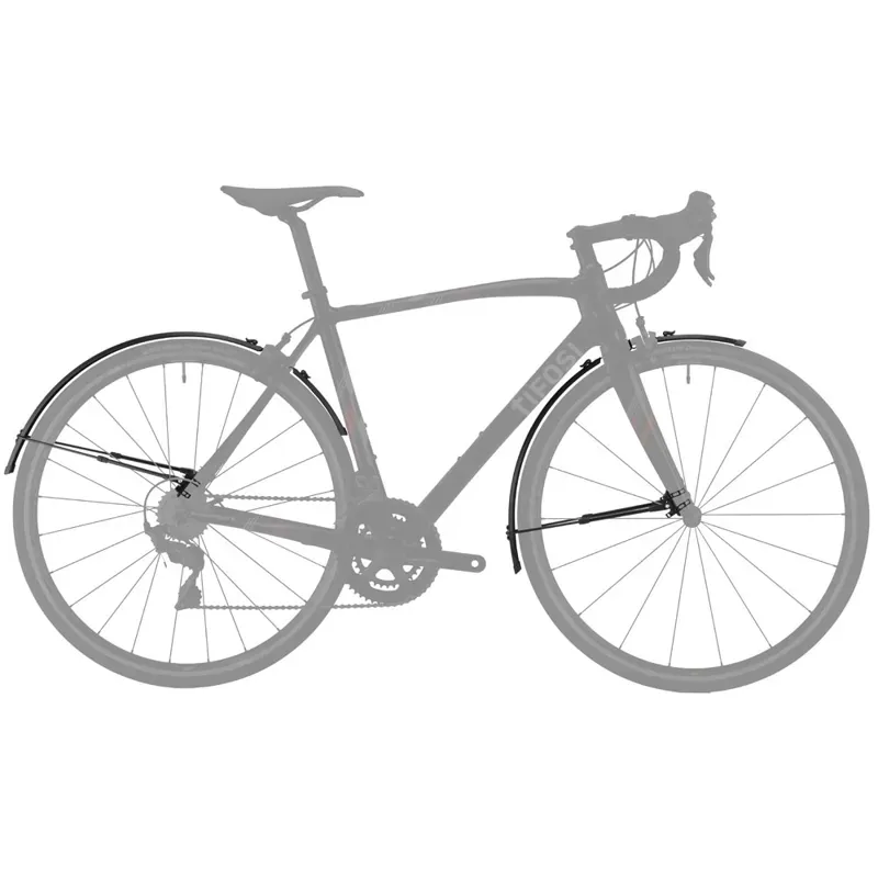 Flinger Race Pro Clip Mudguard in Black-1