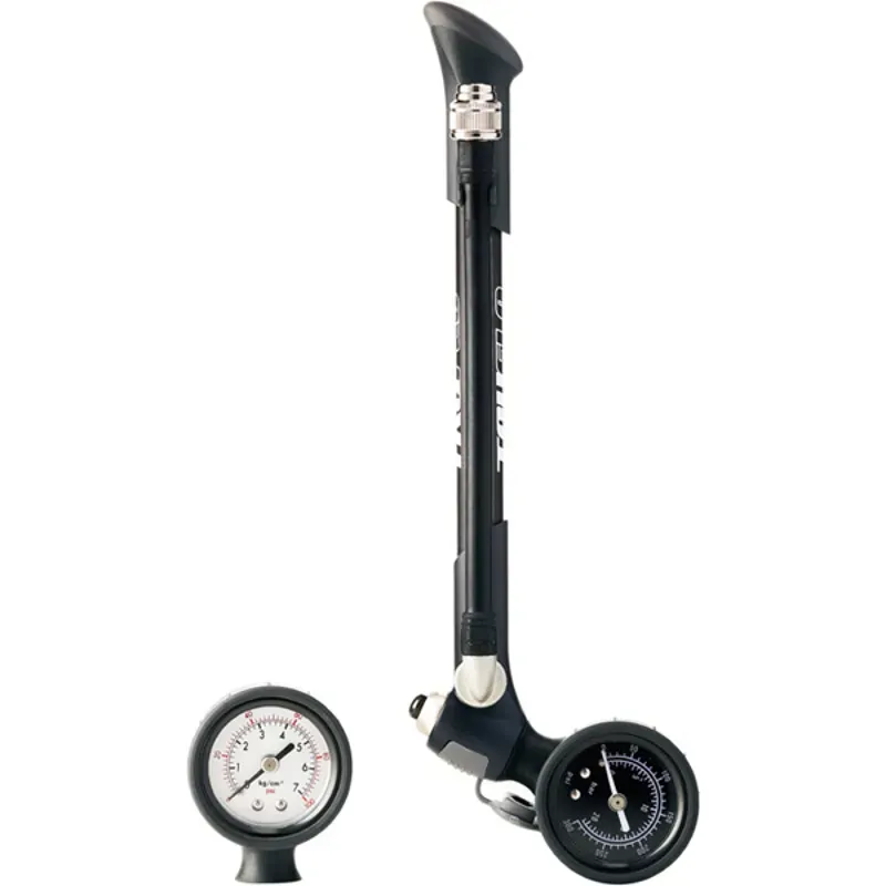 Truflo Singleshot Air Shock Pump in Silver