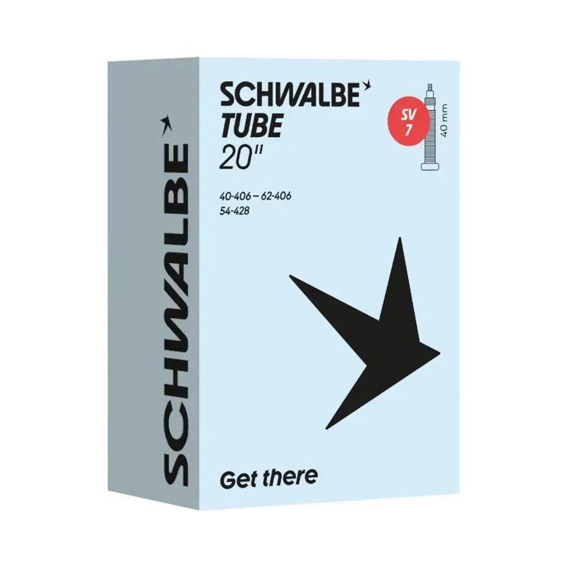 Schwalbe SV7 20-inch Presta Valve Inner Tube in Light-Blue-2