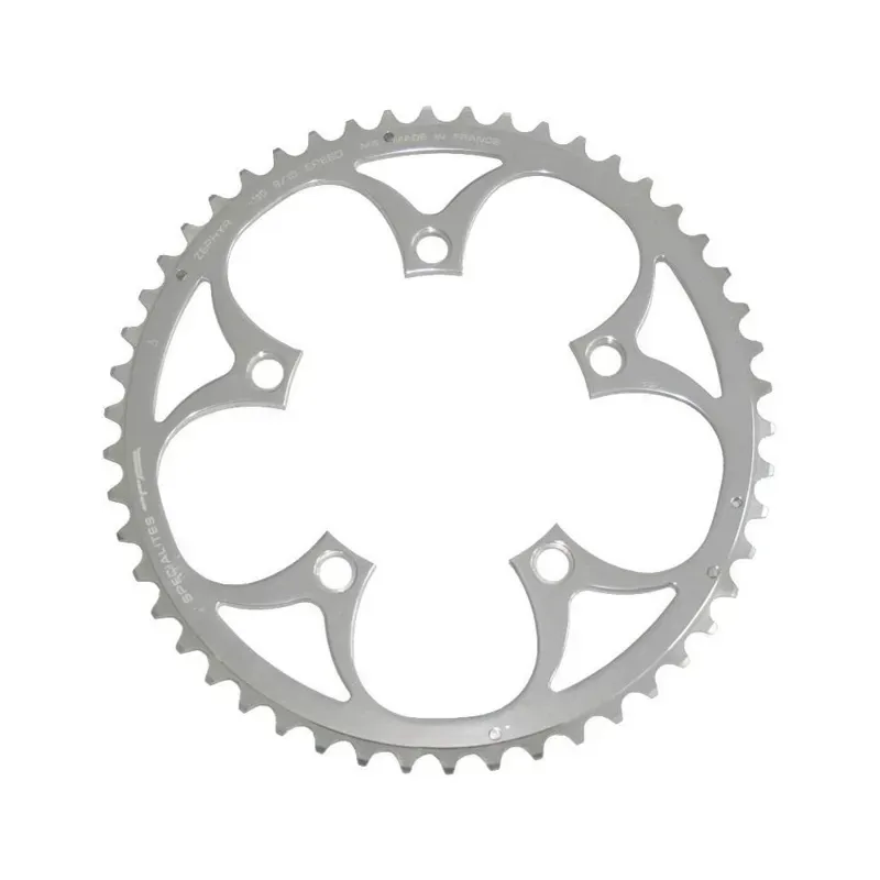 TA Zephyr 110-pcd 9/10-speed 5-arm Middle/Outer Chainring in Silver